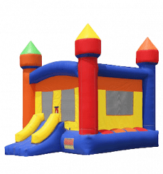 Multi Color Bounce House Castlen 13' x 17'