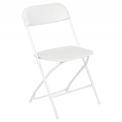 Economy white Folding Chairs