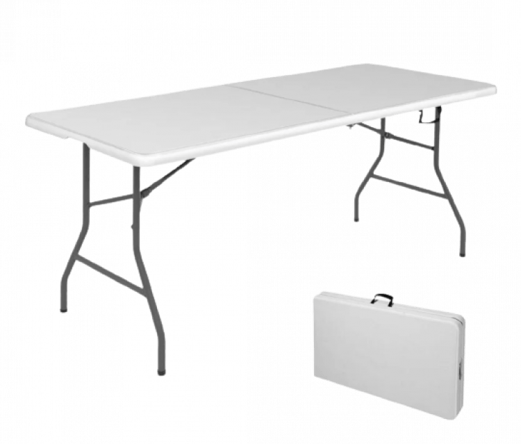 Table buffet style 6' foldable